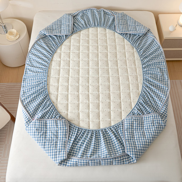 Thickened quilted bed sheet single piece pure cotton dirt-proof bed cover bed cover 2025 new mattress cover protective cover bed sheet