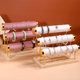 Simple jewelry bracelet rack gold three-layer watch bracelet display rack bracelet rack counter jewelry props ornament rack