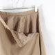 New daily summer commuting versatile side invisible zipper high waist slim short skirt for women solid color A-line skirt