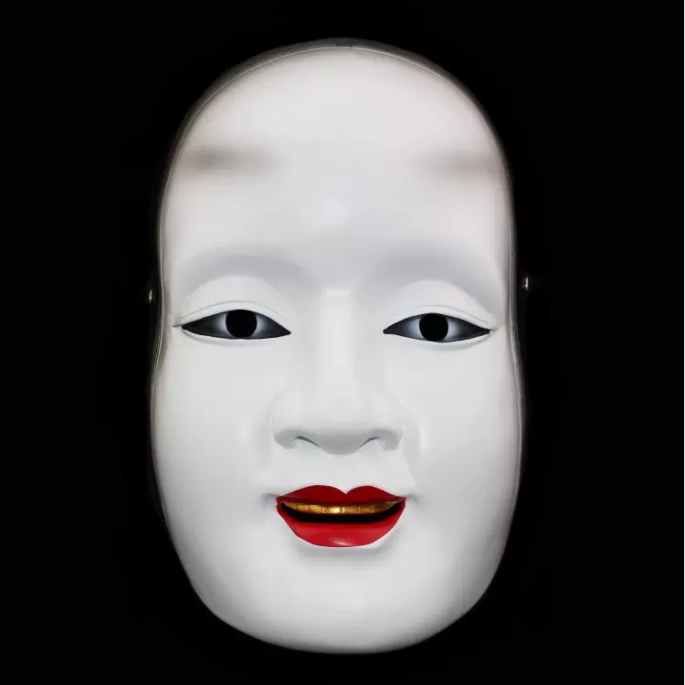 能面面具cos孫次郎日本戲劇道具演出鬼首赤般若天狗恐怖能劇面具- Taobao