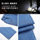 Middle-aged and elderly women's high-waisted elastic-waisted jeans for summer, thin, straight, loose, nine-point length for the elderly.