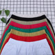 Middle-aged and elderly shorts for women thin middle-aged mothers shorts for summer wear elastic high waist loose elastic cotton five-point pants