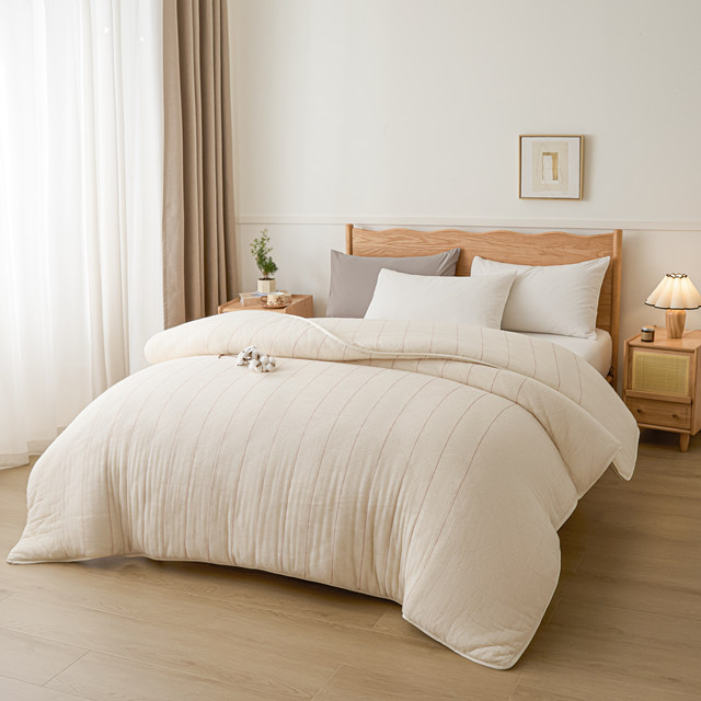 Xinjiang Changdong cotton quilt quilt quilt all -cotton quilt cotton wool mattress, bedding, thickened warm spring and autumn and winter
