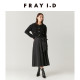 FRAY I.D autumn and winter elegant and fashionable solid color printed high-waisted lace-up skirt FWFS245037