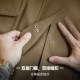 Maden workwear American retro fire buckle heavy jacket loose lapel rasp shoulder pure cotton canvas jacket men's spring