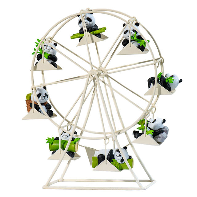 Retro Iron Ferris Wheel Home Decoration Creative Children's Room Window Boy Dolls Swap

