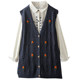 Spring and Autumn Number 200jin [Jin is equal to 0.5 kg] Literary Fan Embroidery Flower Age Cover Cardigan Ves.