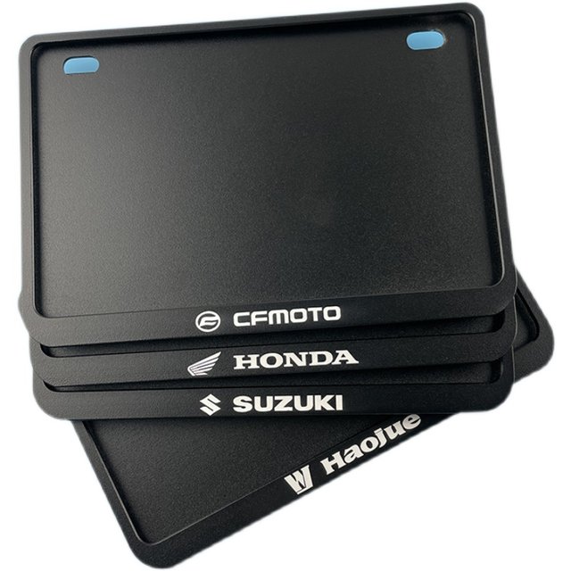 The closed license plate holder is suitable for Qianjiang Honda Ducati universal new traffic regulations scooter rear license plate frame
