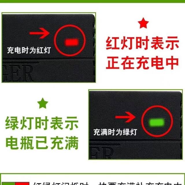 Agricultural 12v electric sprayer charger smart 12V8AH12AH20AH battery charger three holes universal