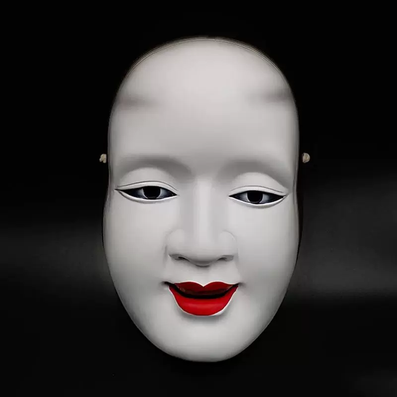 萬聖節日本能劇戲劇孫次郎樹脂裝飾面具恐怖成人能面般若面具道具- Taobao