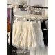 (Line) Sweet puffy skirt for women in spring, autumn and winter A-line slim and anti-exposure ballet style skirt
