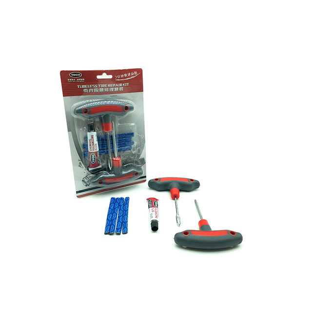 Tektronix Baomeike Automobile Motorcycle Electric Vehicle Tire Repair Tool Set Tektronix Vacuum Tire Strip Emergency Tool