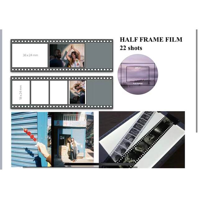 Fuji Kodak retro disposable film camera color point-and-shoot 1986 film camera with flash birthday gift for women