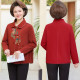 Spring new mother jacket Chinese style version fashionable autumn cardigan middle-aged and elderly women's tops small