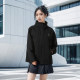 MLB Mei Professional Baseball Jacket Men's and Women's New Fashionable Casual Top Black Sports Jacket Trendy
