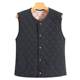 Middle-aged mother's velvet vest, autumn and winter new style, elderly ladies' quilted vest, thickened warm vest for inside and outside wear