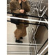 SukiiRED Japanese abstract printed fishtail elastic waist skirt for women's autumn new mid-length A-line skirt