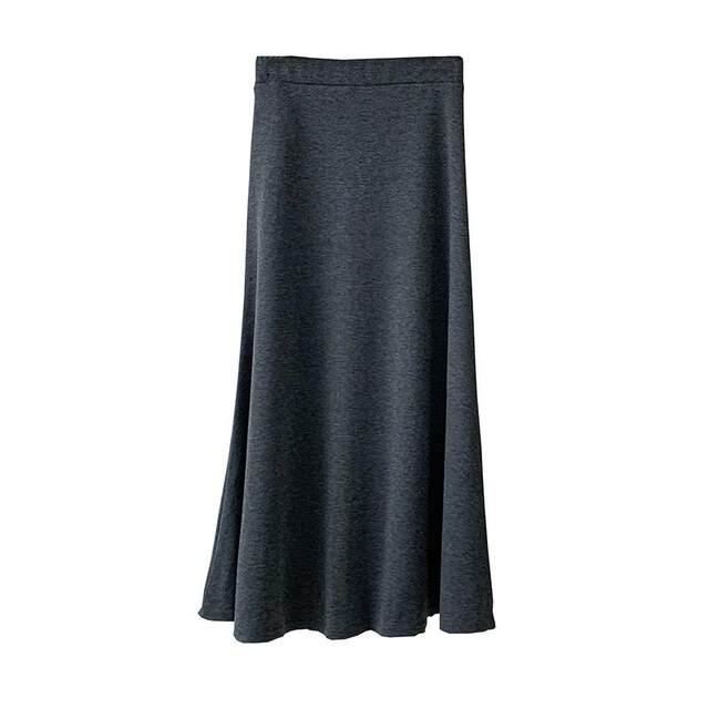 Black fishtail skirt women's skirt spring and autumn versatile temperament A-line hip skirt slim ruffle long skirt
