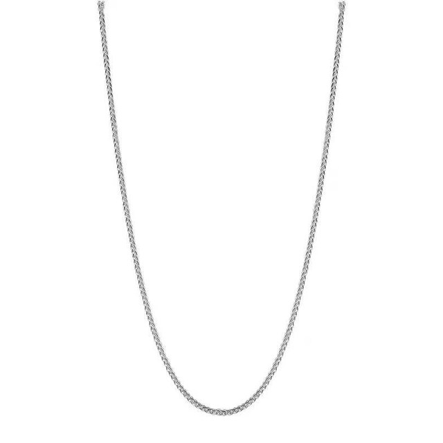 999 sterling silver necklace for women silver chain without pendant single chain clavicle chain genuine foot silver chain silver jewelry snake bone chain