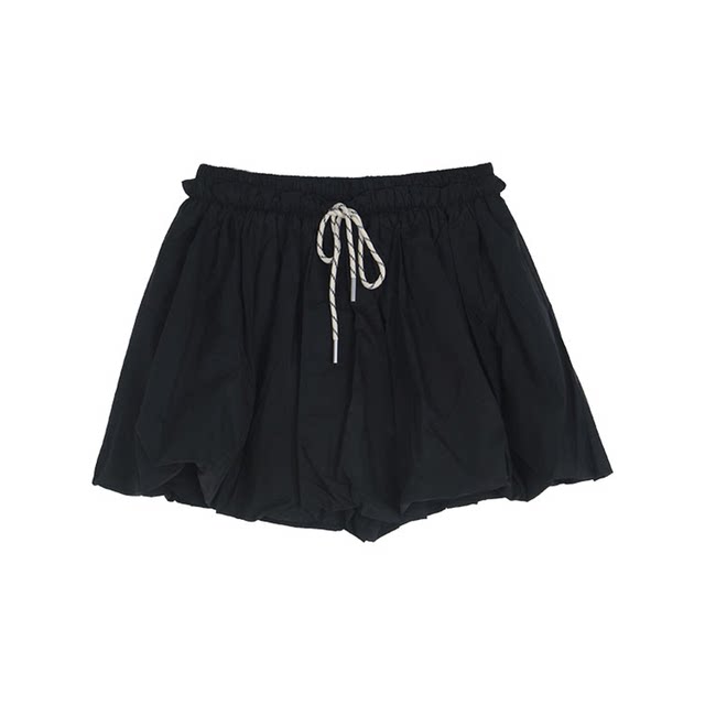 
Girly high waist lace-up flower bud skirt for women 2025 spring and summer new Korean age-reducing A-line puffy skirt short skirt