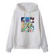 Semir cartoon spring and autumn versatile sweatshirt for women pure cotton hooded casual loose Mickey slim sports top pullover