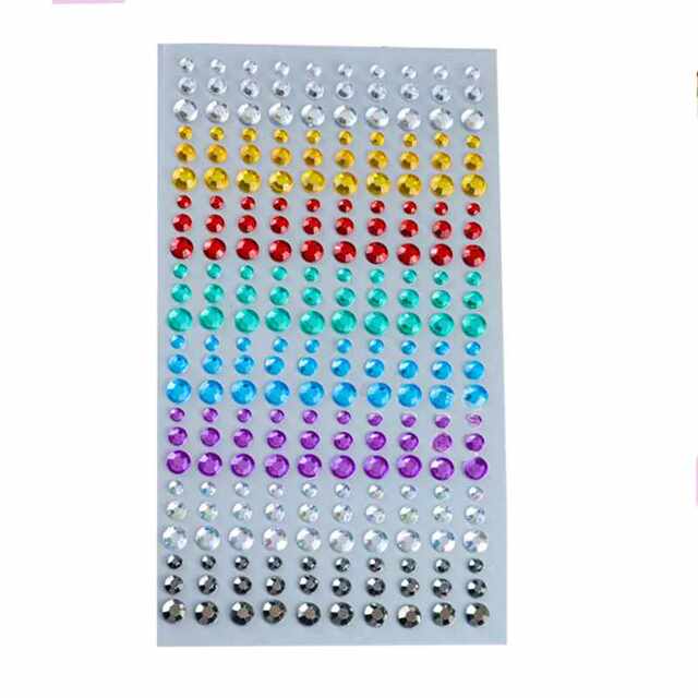 Red Diamond Sticker Face stickers with diamonds, red diamonds with face stickers, Shangen ...