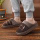 2025 new men's cotton slippers for winter household thickened warm home indoor thick-soled cotton slippers for winter