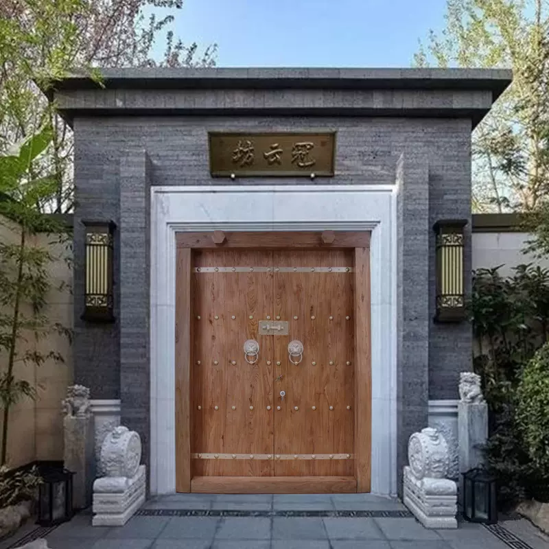 防腐木大門庭院門 新人首單立減十元 22年1月 淘寶海外