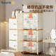 Also storage cabinet open door -type cupboard plastic baby wardrobe large -capacity household children's clothing locker

