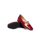 Red Dragonfly Red Single Shoes Women's 2025 New Women's Shoes Wedding Shoes French Retro Mary Jane Shoes Comfortable Thick Heel Leather Shoes