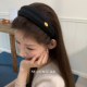 
suzyacc kr autumn and winter retro gold label high skull bump headband for women 2025 new style simple same period headband