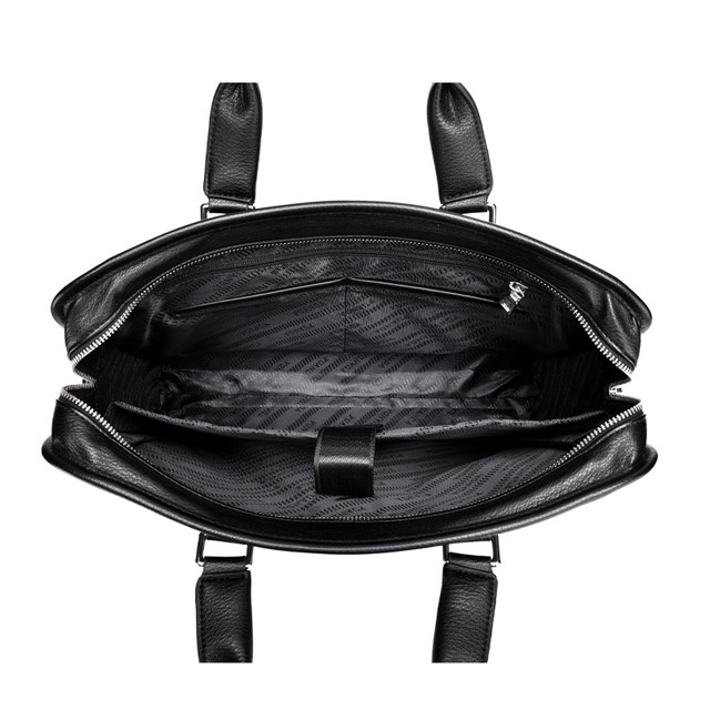 Puanda fixed men's handbag horizontal square business briefcase