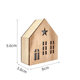 Glowing small house wooden house night lamp desktop ornament mini wooden house model girl bedroom table set small decoration