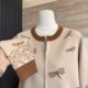 Autumn new mother-fitting sweater top for women zipper long-sleeved cardigan middle-aged and elderly fashionable round neck versatile jacket