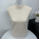 Middle-aged mother's clothing new versatile solid color half-high collar inner top middle-aged and elderly women's long-sleeved knitted bottoming shirt