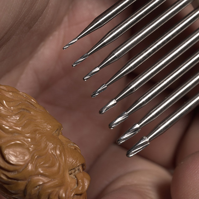 Haoyu carving knife umbrella knife oblique light knife 2.35 diy olive core carving beeswax ball knife tool micro carving bone