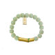 Glass imitation jade colored glaze paint beads loose beads string beads diy hand-woven bracelet necklace hair accessories bead curtain called Jin [Jin equals 0.5 kg]