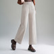 Middle-aged and elderly women's autumn loose large size straight trousers high-waisted old-fashioned style mother's pants autumn and winter