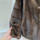 Middle-aged and elderly mothers' autumn and winter noble fur all-in-one coats, middle-aged women's winter warm and fashionable mink velvet coats