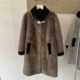 Fashionable mother's clothing imitation mink velvet coat middle-aged women's clothing autumn and winter style large size fur one-piece fur coat