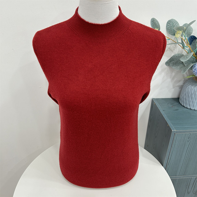 Middle-aged and elderly mother's clothing bottoming sweater plus size middle-aged women's woolen sweater thick autumn and winter sweater inner sweater