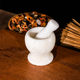 Natural jade garlic pounder stone mortar garlic clay artifact traditional old-fashioned home manual grinding raw stone garlic mortar