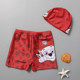Children's swimming trunks boy Tong Pingjiao swimsuit with hat Baby swimsuit swimsuit swimwear small middle children hot spring swimsuit
