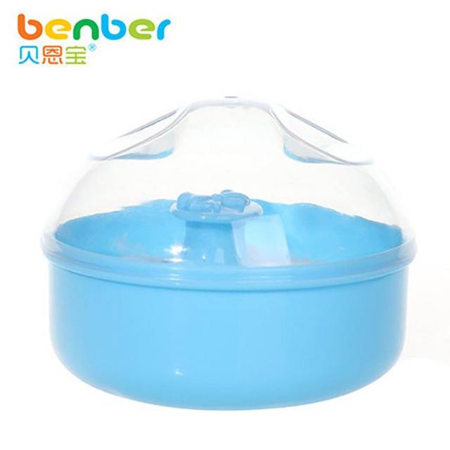
Bainbao baby high-quality powder puff box baby special prickly heat powder talcum powder box storage box maternal and child supplies products