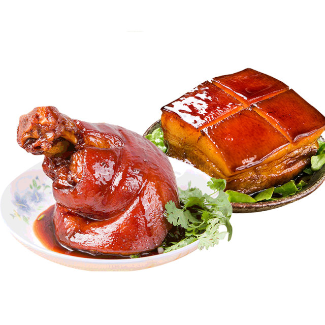 Shen Wansan combination pig trotters 600g Dongpo meat 300g meat deli braised specialty elbow