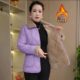 velvet cotton coat with autumn and winter short new fashionable and fashionable mother's clothing casual and versatile age-reducing warm cotton coat