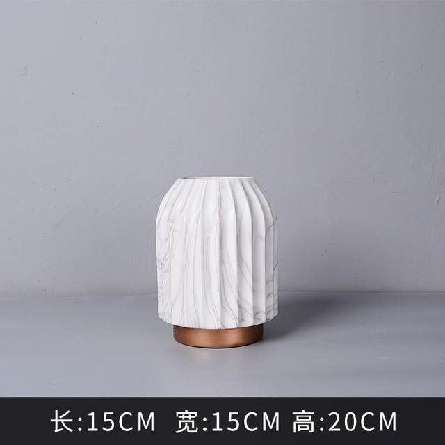 
Green plants, small diameter porcelain, decals, stone pattern style ceramic flower pots, gardening ceramic crafts, home decorations, vase