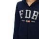 FDR official store American retro logo printed zipper sweatshirt for women in spring and autumn slim top cardigan jacket
