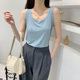 Modal suspender vest female summer sleeveless round neck slimming versatile fat mm large size outside wearing bottom shirt
