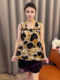 Square collar ice silk air conditioner cut-sleeved shirt for women in summer new style breathable quick-drying loose slimming sleeveless top